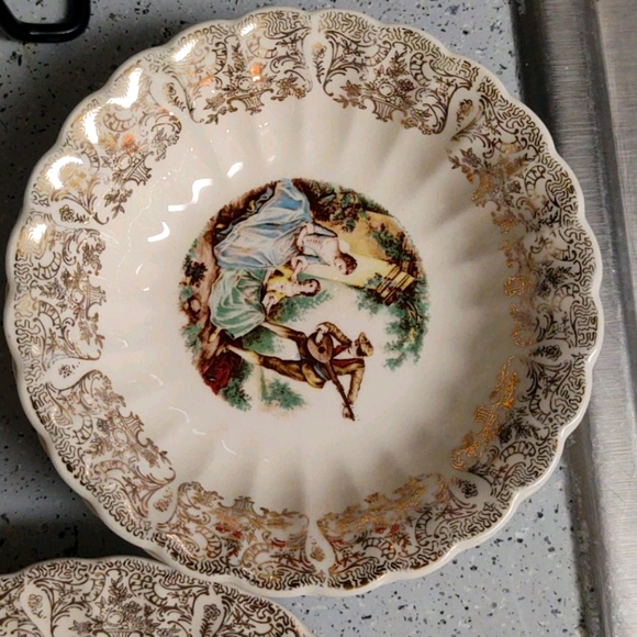 Sebring vintage dining set - 22k gold trim - Picture 5 of 6